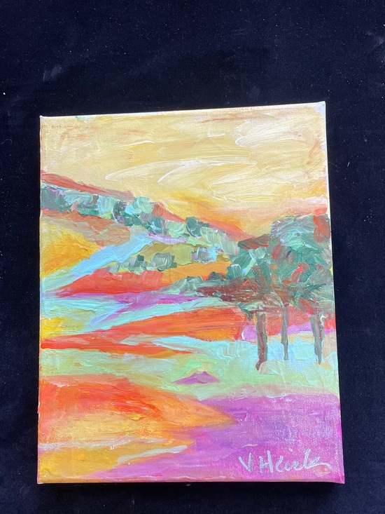 Victoria Heisler Other - “Morning Sunshine Acrylic Painting Original Painting Small 10”x8”Handmade